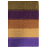 Wool Striped Area Rug