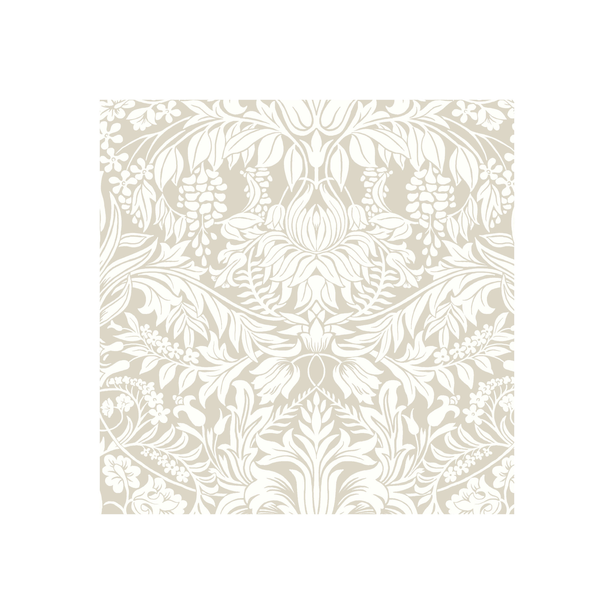 Harmonia Floral Wallpaper, Beige