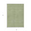 Tapis extérieur lavable floral vert et gris 8 pi x 10 pi-122850370