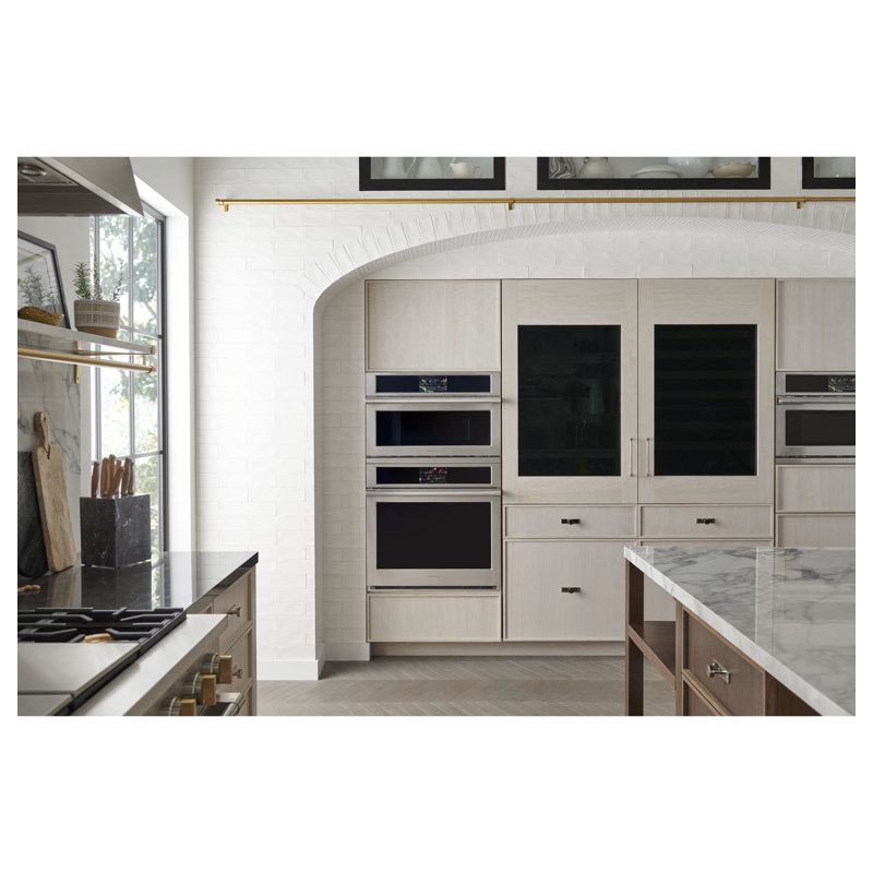 Monogram 30" Statement Premium Single Wall Oven With Flush Vent Trim Accessory