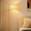 Lampe sur pied DEL moderne noire | Température de couleur réglable | Abat-jour rotatif | Base en métal robuste-489081817
