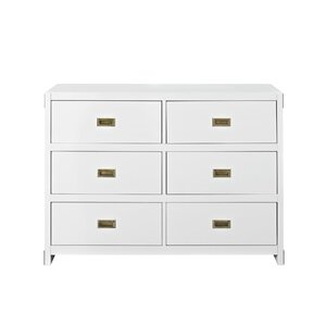 Hubble 6 Drawer Double Dresser