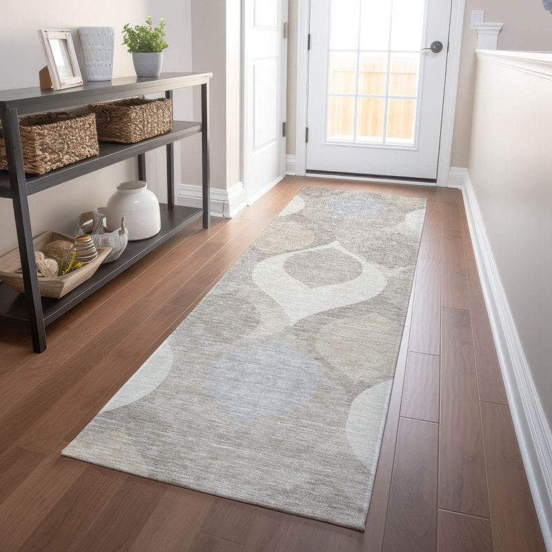 Premium Machine Washable Lisse Ivory Rug, Runner 2' 3" x 7' 6"