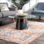 Tapis orange/bleu Onley-33628568
