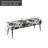 Modern Cowhide Pattern Upholstered Entryway Accent Bench-68825282