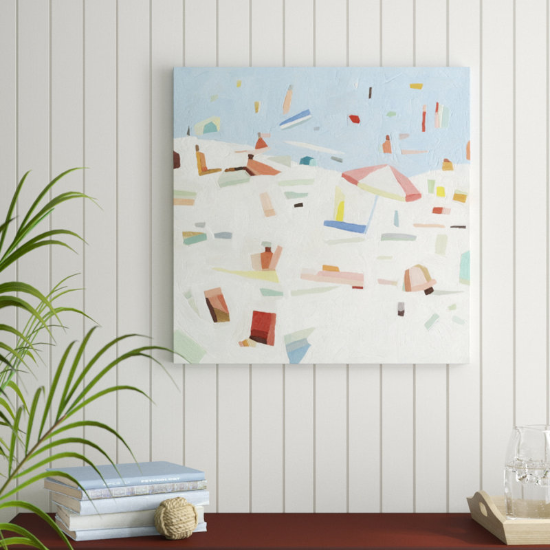 Summer Confetti IV - Wrapped Canvas Painting, 76cm H x 76cm W