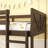 Twin Over Twin Floor Bunk Bed With Panelled Headboard And Footboard, Solid Rubber Wood Foundation With Safety Guardrails, Built-In Ladder,Antique Oak-1181349246