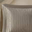 Édredon très grand - taupe charmeuse 7 pièces avec taies décoratives
