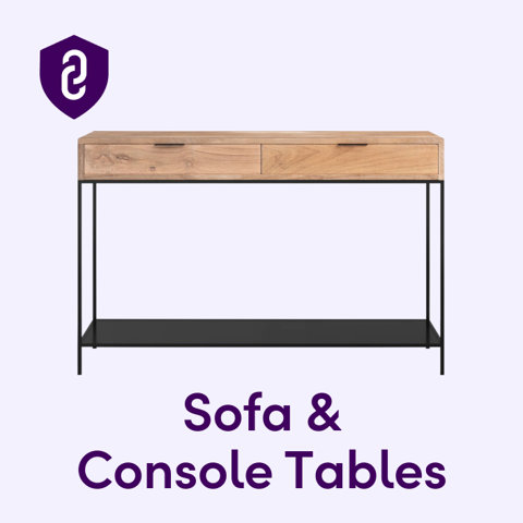 Contract-Grade Sofa & Console Tables