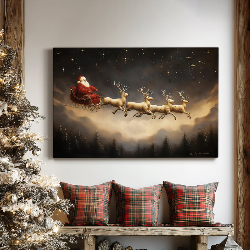 Candlelit Blessing-Premium Gallery Wrapped Canvas, 40" H x 60" W