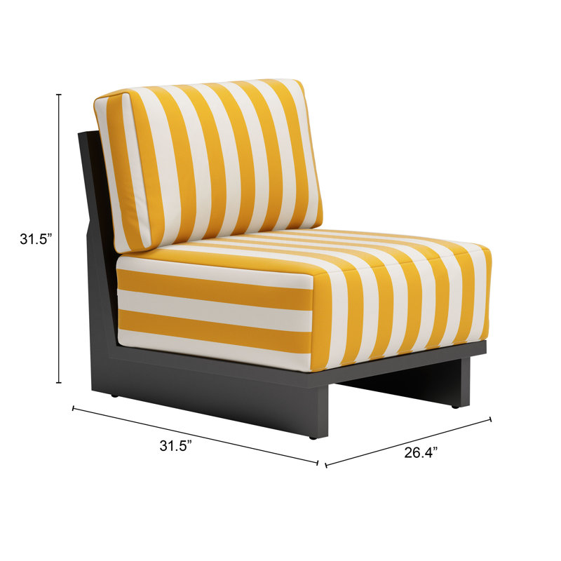 Chaise d'appoint Shoreline - jaune
