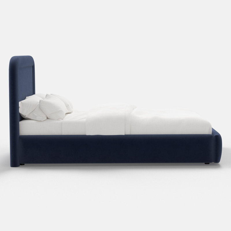 Stoffer Home x Cloth and Co. Marisa Bed, Ocean Performance Velvet, Full