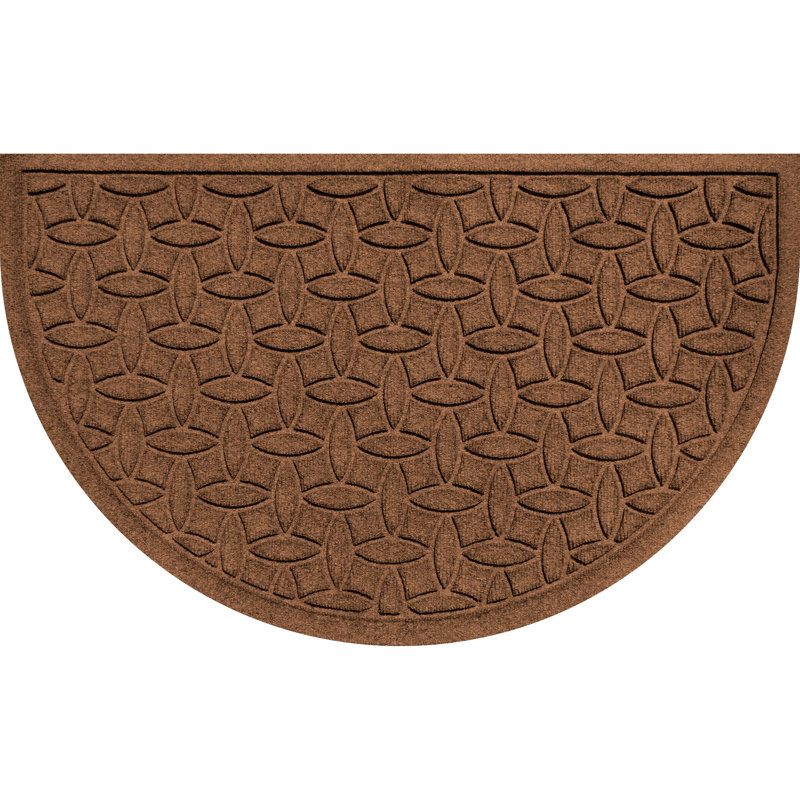 Paillasson intérieur 23 po x 35 po WaterHog® Elipse, Marron foncé, Rectangle 1 pi 11 po x 2 pi 11 po