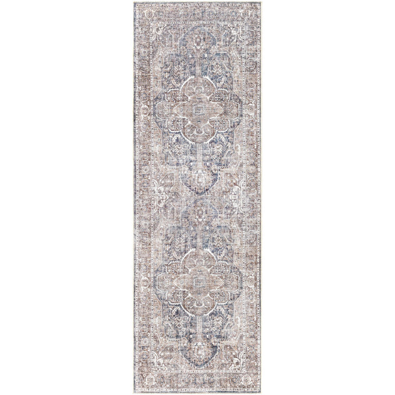 Glendale Heights Washable Oriental Indoor Rug, Runner 2'7" x 7'10"
