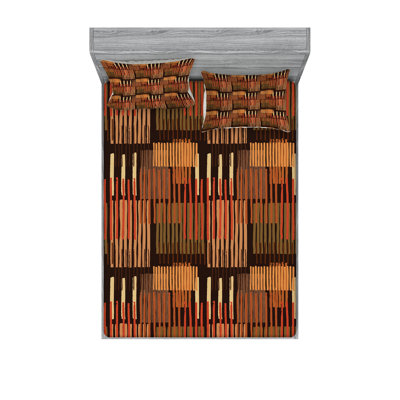 Multicolore ensemble de draps et taies décoratives Ambesonne