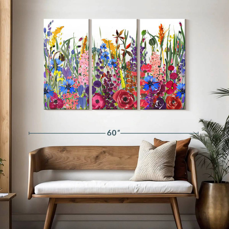 Harnek Beautiful Country Meadow, 32" H x 50" W