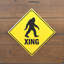 Panneau d'avertissement d'avertissement Bigfoot XING