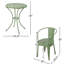 Ensemble de bistro 3 pièces en métal, extérieur, fer, fer, 24,21 po de hauteur, 16,25 po de profondeur, thermolaqué, 30 po et 18 po-1528556901
