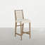 Highland Oak Reclined Back Bar Stool-1532150806