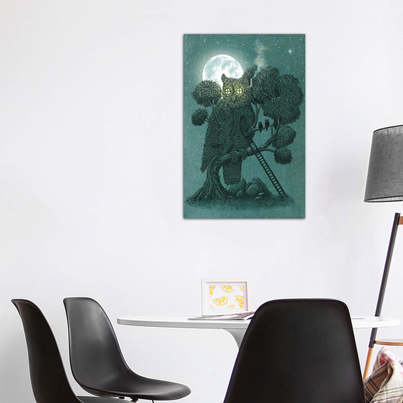 «Night Watch» par Terry Fan - impression, H 48 po x l 32 po x P 1,5 po, Toile tendue, Pas de tapis