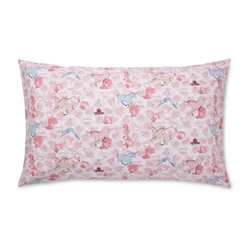 Pink 200 TC Reversible Duvet Cover Set, Double