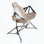 Chaise de camping hamac pliante avec dossier réglable et coussin, capacité de 250 lb
