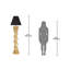 Lampe colonne sur pied Bernini Barley Twist-42591636