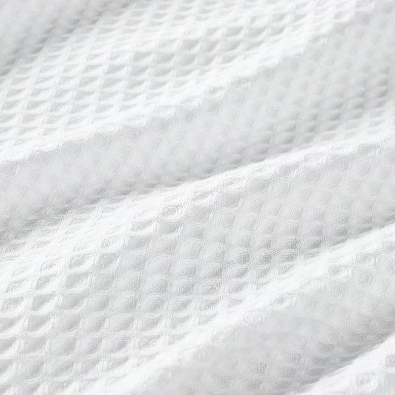 Couverture en coton, Lit double, Blanc