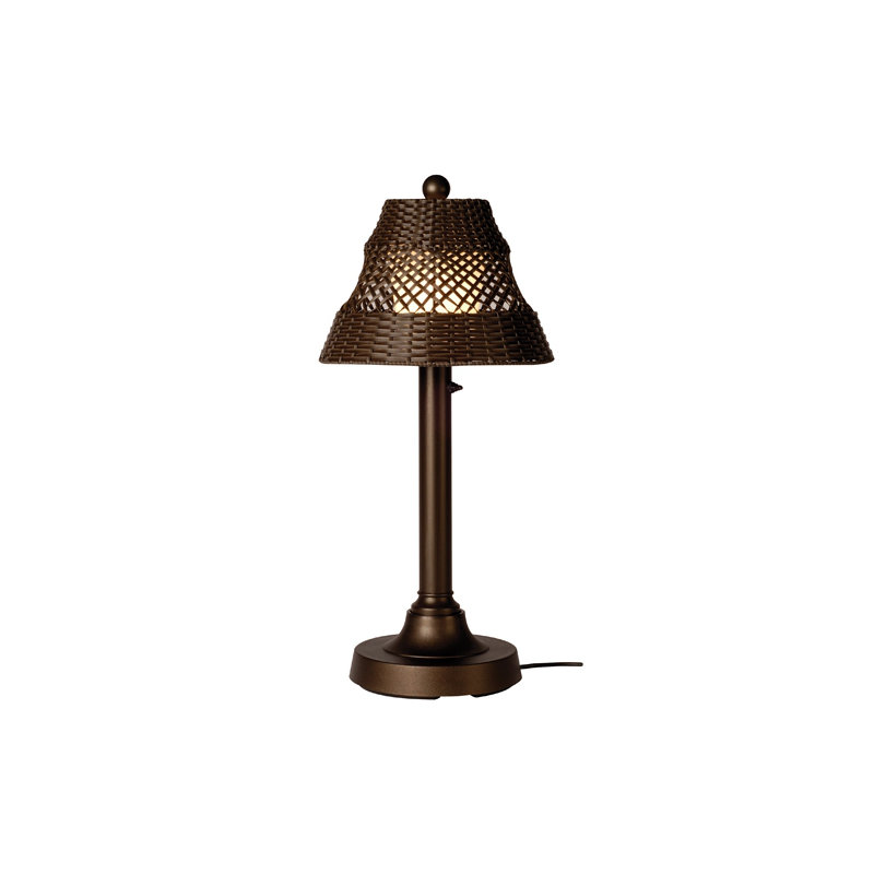 Lampe de table 34 po Lauri, Noyer