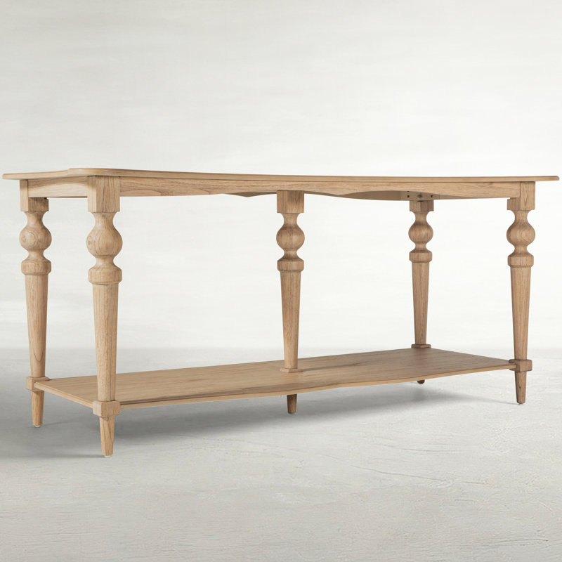 Nirvana 76.63" Solid Wood Console Table