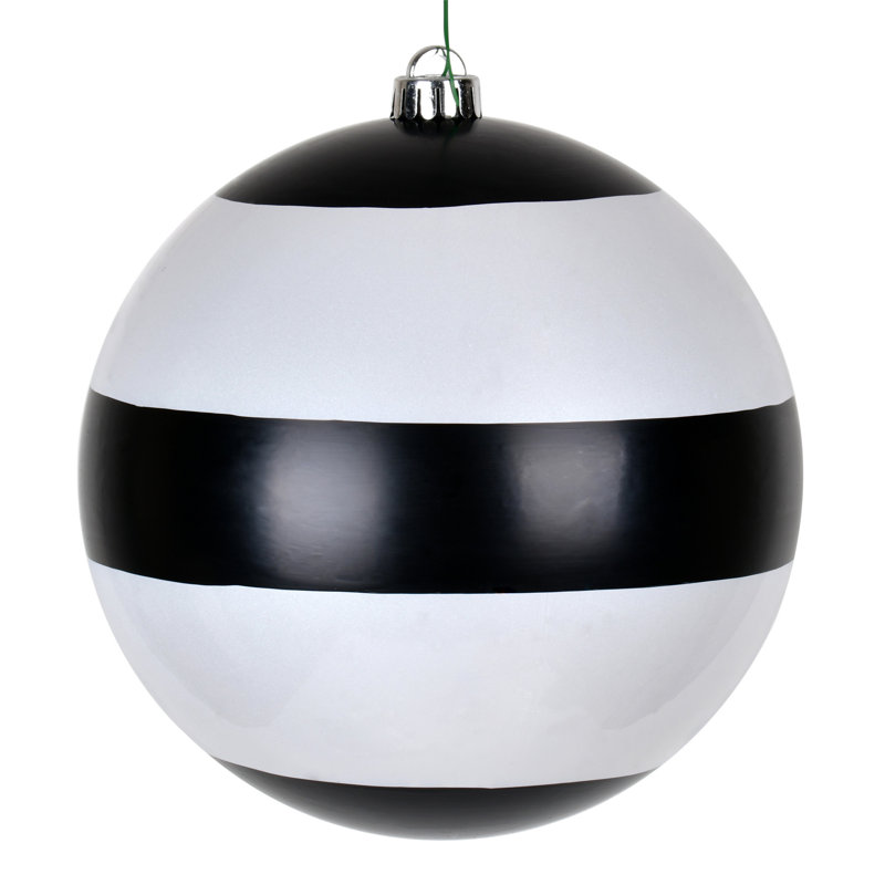 Ornement boule rayée