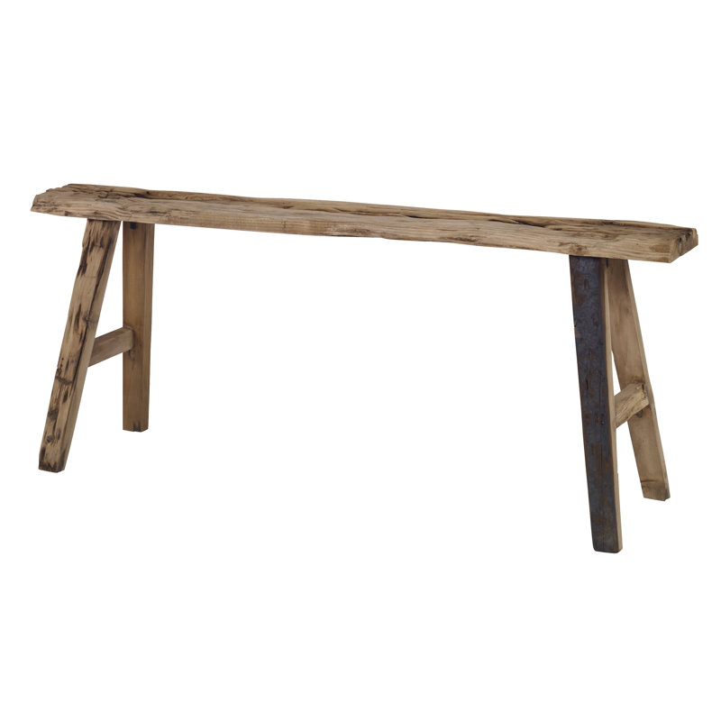 Banc en bois massif Teddy Danel