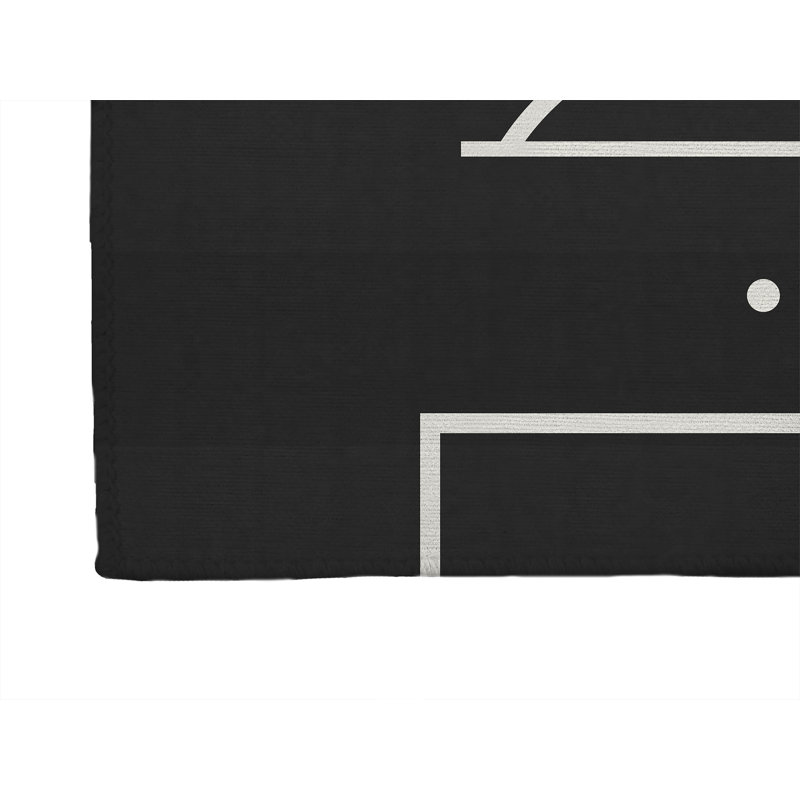 Paillasson Soccer, Gris anthracite, L 48 po x L 72 po