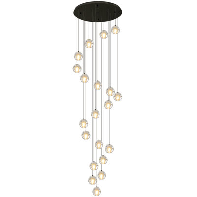 Daivelis 20 - Light Stainless Steel Chandelier