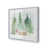 Cadre simple en chrome poli, bois massif n'est pas disponible