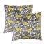 Floral Square Pillow Cover-1194507625