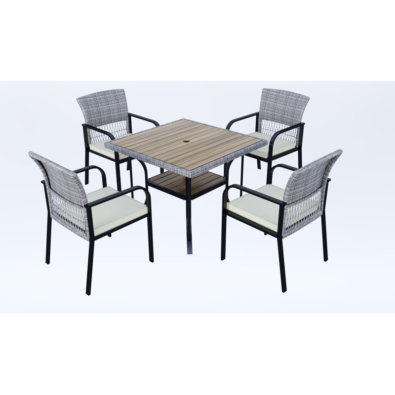 5-Piece Outdoor Patio Dining Set