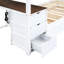 Lit superposé Twintwin avec rangement de bureau en blanc élégant + blanc noyer + lit gigogne et bureau en noyer. Space Space Solution. Convient aux maisons modernes