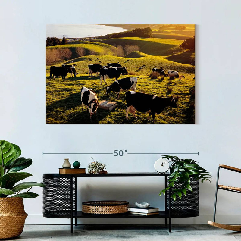 Brampt Hilltop Cows, 32" H x 48" W