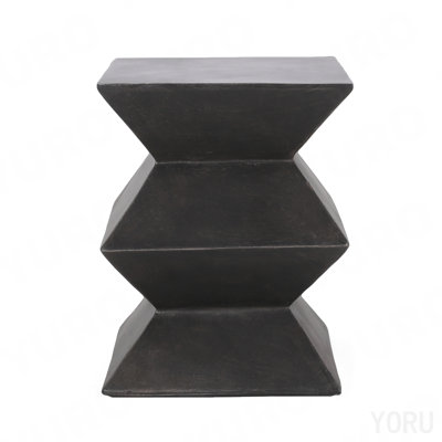 Table d'appoint d'extérieur en béton léger, table de bout Mgo