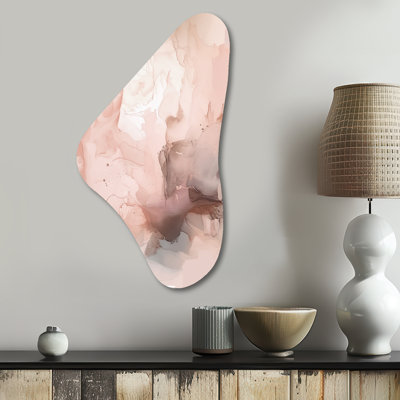 Chiana - Abstract Marble Boomerang Shape Assymterical Metal Wall Art