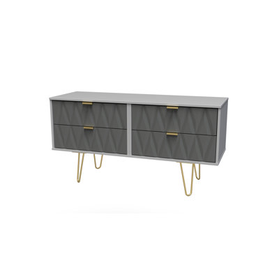Baturhan 115cm W 4 - Drawer Chest of Drawers