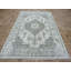 Tapis zone en laine noué la 4 pi x 5 pi 11 po one-of-kind