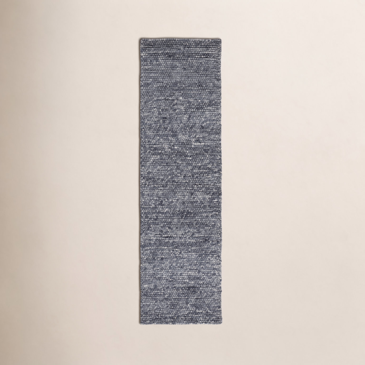 Elle Dark Gray Hand-Woven Rug, Runner 2'3" x 6'