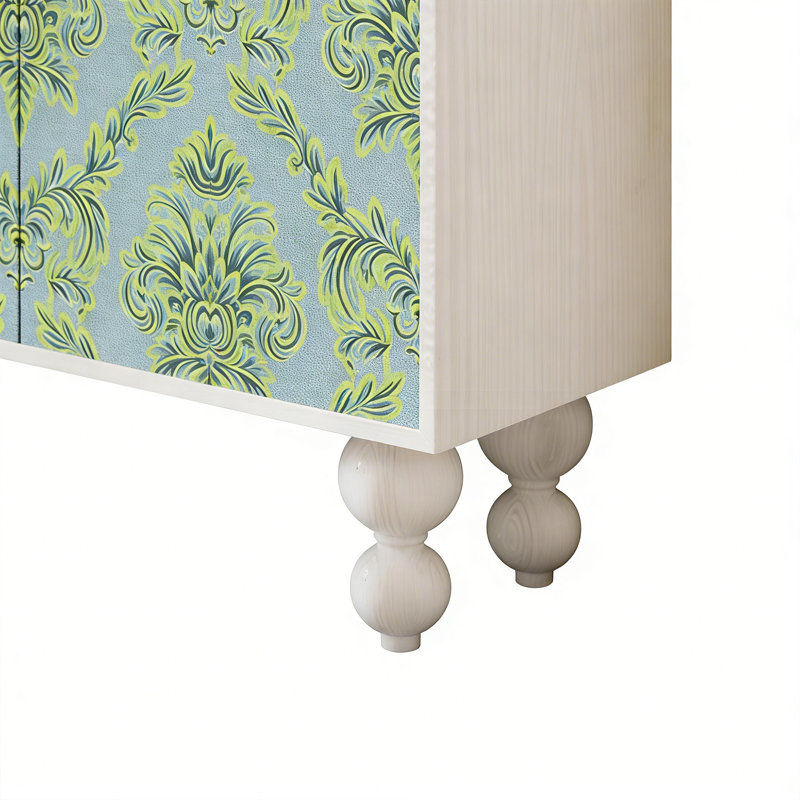 Armoire de vestibule en bois massif Luxury, Ivoire ivoire