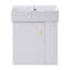 Meuble-lavabo flottant moderne avec lavabo en céramique - H 26,41 po x l 21,61 po x P 12,21 po
