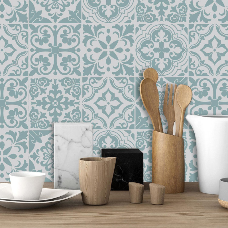Emilson 15cm W x 15cm L Vinyl Peel and Stick Mosaic Tile