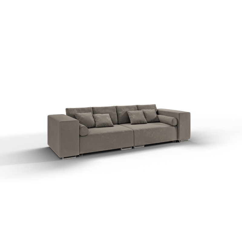 5 Seater Sleeper, Dark Beige