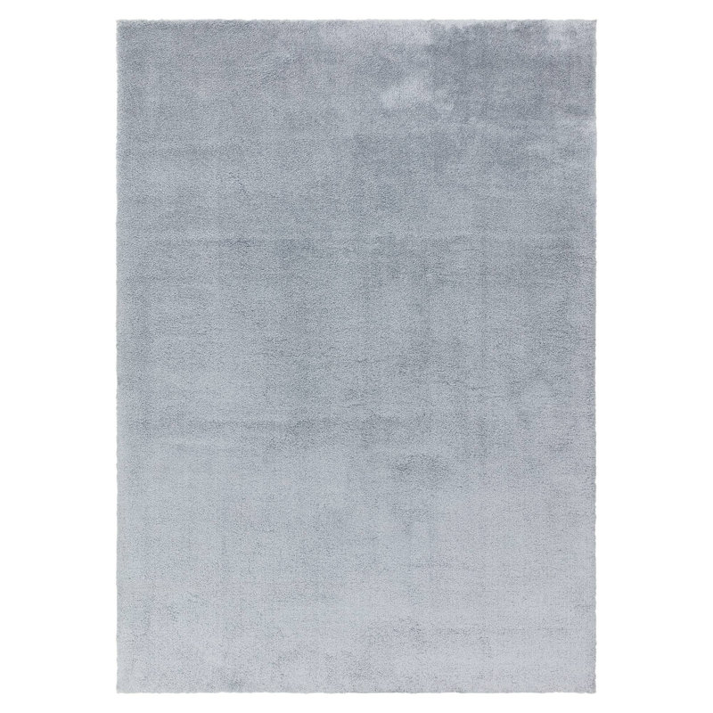 Symaya Cosy Shaggy Sky Blue Area Rug, Rectangle 80 x 150 cm