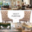 Chaises d'appoint modernes en velours haut de gamme (ensemble de 2)-1516440351